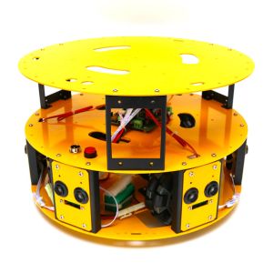 3WD 100mm Omni Wheel Mobile Robot kit round - 10006