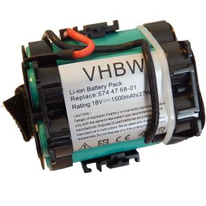 Li-ion accu. 1500maH, 18V - Husqvarna Automower 105, 305, 308, 308X.