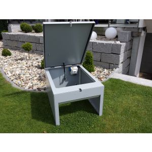 Robot Garage met  Automatische Roldeur Type GRIJS (XL) #0