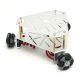 3WD 48mm Omni Wheel Robot Platform Chassis 15001 (Silver)