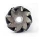 152mm (6 Inch) Stainless Steel Mecanum Wheel Right (50kg Payload) 14156R (14156) #0