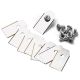 Messenset robotmaaier | Pack 9 stuks - RVS - 0,75mm