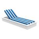 Echo Chaise - Ledge Lounger-Echo Chaise Blauw wit gestreept
