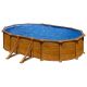 Gre Mauritius ovaal zwembad - 610 x 375 x 132 cm complete set