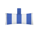 Autograph Chaise hoofdkussen - Ledge Lounger-Autograph hoofdkussen Blauw/Wit gestreept