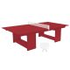 TAFELTENNIS TAFEL - Ledge Lounger-Tafeltennis tafel Rood
