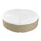 Signature Rond Zonnebed - Ledge Lounger-Zonnebed Sandstone met kussen